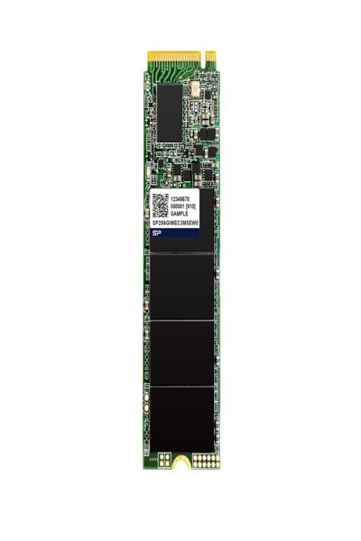 Silicon Power M.2 2280 SSD, 256GB, NVME, TLC, -40°C~ 85°C - SP256GIMEC3M5EW0