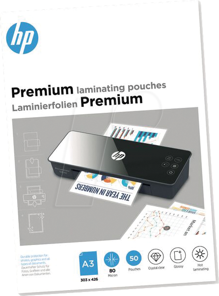 Pochettes de plastification HP Premium A3 80 microns