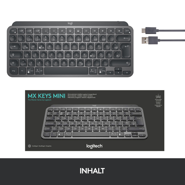 Logitech MX Keys Mini - Tangentbord - 920-010479