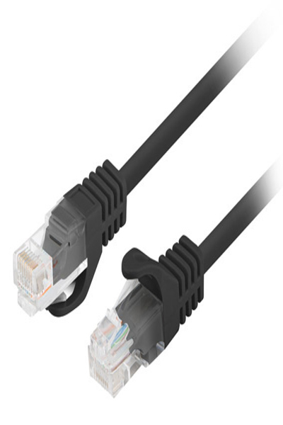 Lanberg PCU6-20CC-0200-BK networking cable Black Cat6 U/UTP UTP - Cable - Network