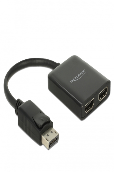 Delock DisplayPort 1.4-splitter 1 x DisplayPort till 2 x HDMI MST - 87769