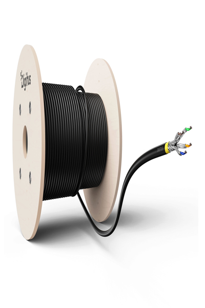 DIGITUS CAT 7A S/FTP data cable - outdoor installation cable, 500 m drum, simplex, PE - DK-1743-A-VH-5-OD