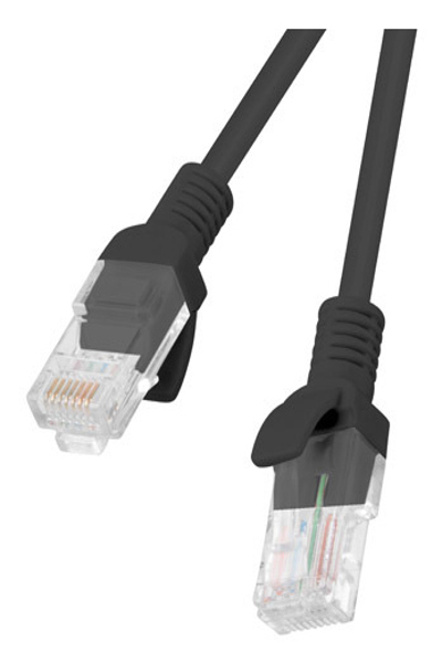 Lanberg PCU5-20CC-0200-BK - 2 m - Cat5e - U/UTP (UTP) - RJ-45 - RJ-45 - Black