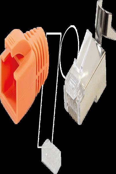 LogiLink MP0078 - RJ45 Modular Stecker Cat.6a Cat.7 10 StÃƒÂ¼ck - MP0078