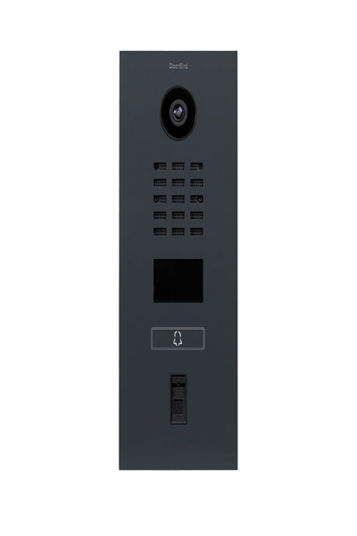 Interphone vidéo IP Doorbird D2101FV, empreinte digitale, RAL 7016, 50