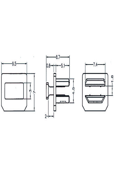 Delock Dammskydd för mini Displayport - 64026