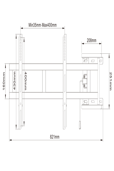 Bras oscillant universel M de Multibracket