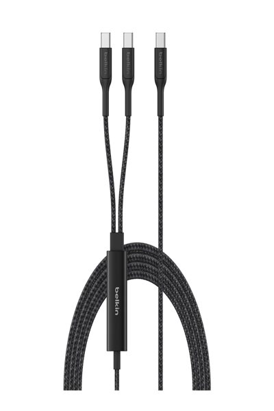 Belkin BoostCharge Pro 140W Dual USB-C Cable 1.5 - Cable - Digital - CAC004HQ1.5MBK