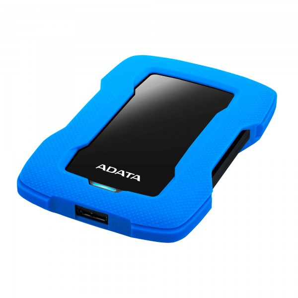 ADATA HD330 1TB extern hårddisk, USB 3.1, stöttålig design - AHD330-1TU31-CBL