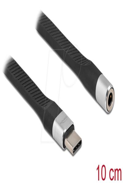 Delock Audio adapter - 24 pin USB-C (M) to 4-pole mini jack (F) - 86942