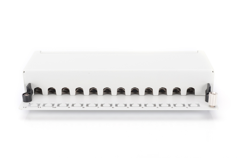 DIGITUS Desktop Cat6A skärmad patchpanel 12-portar - DN-91612SD-EA-G