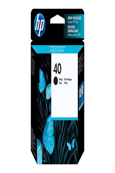 HP 40 Pigment-Based Ink: 1100 Pages, 1 Pc