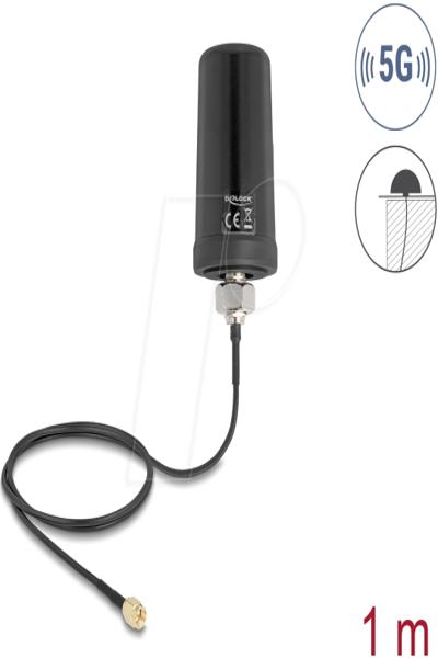 Delock Cellular Wi-Fi IoT Navigation Bluetooth Aerial - 81473