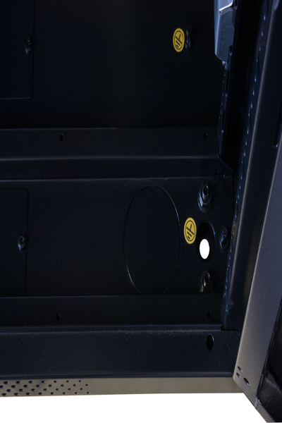 Rockstable 27 U 19" Server Cabinet with Tempered Glass - Freestanding rack - 27U - 800 kg - Key lock - Rack rails - Adjustable feet
