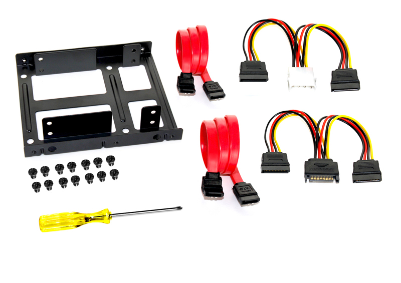Drive Bay Adapter - 3.5" to 2 x 2.5" - 2121
