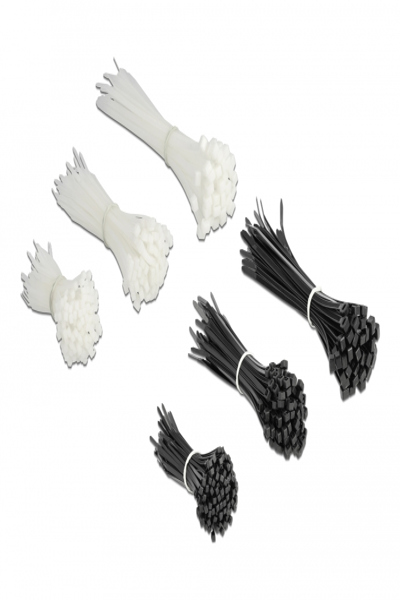 Assortiment de colliers de serrage Delock, boîte de 600 pièces