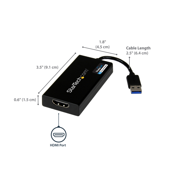 StarTech USB 3.0 to HDMI Adapter 4K 30Hz - USB32HD4K