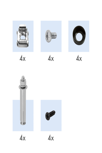 LOGILINK 19" RACK UNDER-TABLE OR WALL MOUNT 2 HE - WB0012