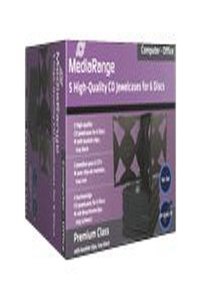 MEDIARANGE 6-pack CD-fodral - BOX34-6