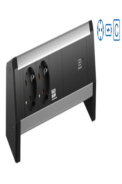 Bachmann Desk Indoor Type F 2 AC outlet