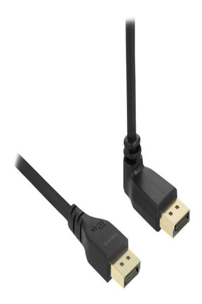 Câble DisplayPort Delock - DisplayPort (M) vers DisplayPort (M) coudé