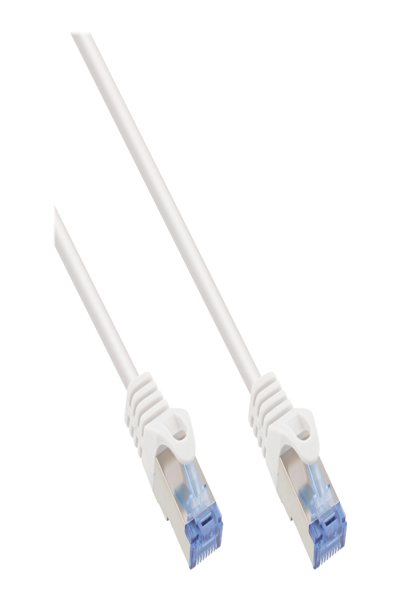 Câble patch InLine - Cat.6A - S/FTP - TPE flexible - blanc - 25 m