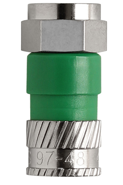 axing CFS 97-48 F-Stecker Kompression AnschlÃƒÂ¼sse Kabel-Durchmesser 4.9 mm 1 St.