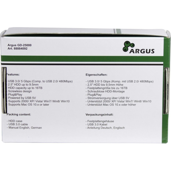 Inter-Tech GD-25000 USB 3.0 HDD enclosure - 88884092