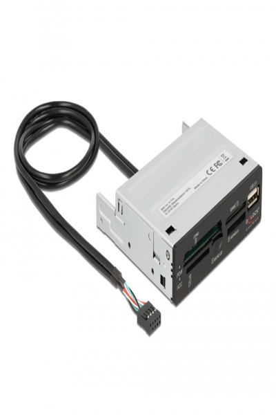 Delock Card reader - 3.5" (MS, MS PRO, MMC, MS Duo, xD, CF, microSD, microSDHC, microSDXC) - 91708