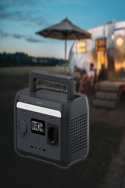 LogiLink 300W Portable Power Station LiFePO4 Svart - PPS0300