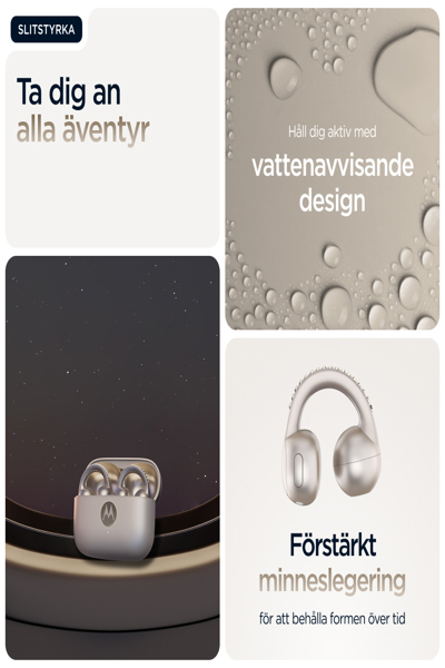 MOTOROLA MOTO BUDS LOOP SWAROVSKI WIRELESS HEADPHONES - PG38C07172