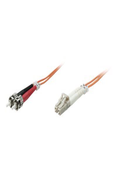 Intellinet Fiber Optic Patch Cable OM1 LC/ST 1m