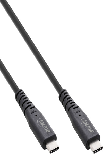 Câble USB-C PD 240 W InLine USB4 1 m Noir