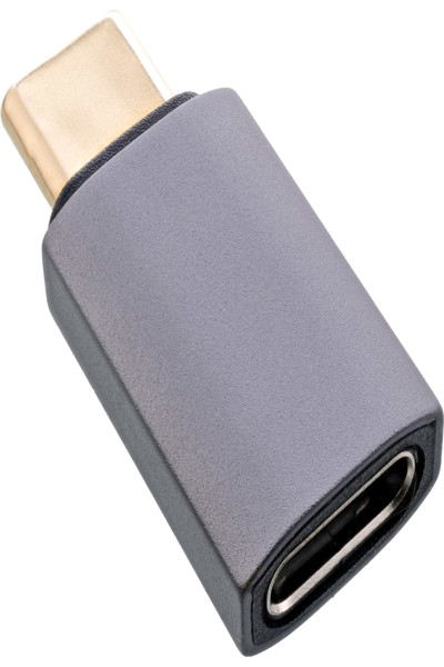 Adaptateur USB-C InLine USB4 gris aluminium