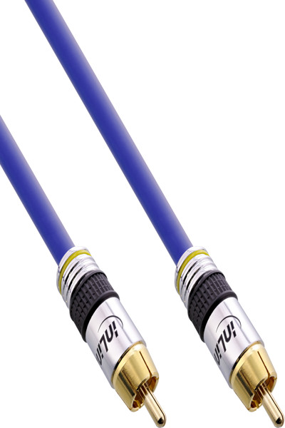 InLine Premium RCA Video & Digital Audio Cable RCA male / male gold plated 5m - 89805P