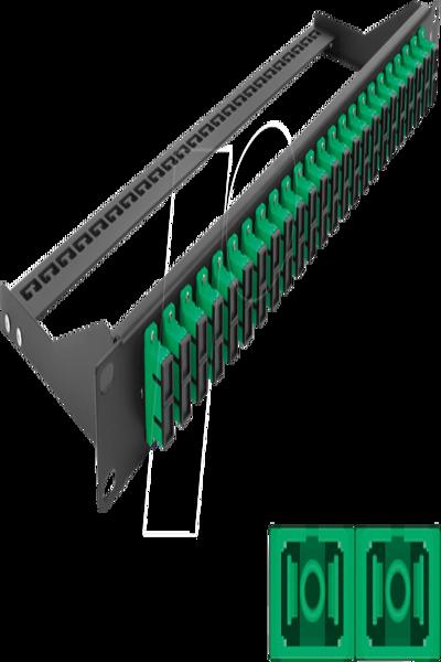 Delock Patch panel - rack mountable - 43393