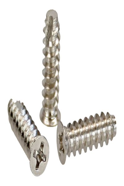 Vis pour ventilateur en ligne 5 x 16 mm, argent, paquet de 100 pièces