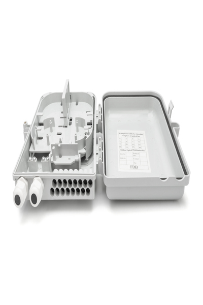 DIGITUS FTTH Distribution Box for 16 LC/DX or SC/SX couplers - DN-968914