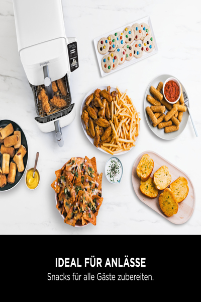SharkNinja Ninja DoubleStack SL400EUWH - Hot air fryer - SL400EUWH