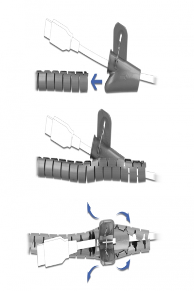 Delock cable wrap & installation tool - 18844