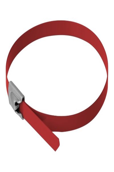 Serre-câbles Delock - 30 cm - rouge (lot de 10)