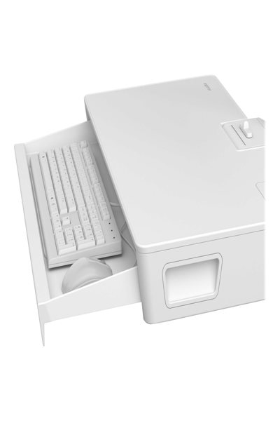 Ergotron 45-618-251 - 68,6 cm (27") - 10,7 kg - 100 x 100 mm - Hauteur réglable - 21,7 kg - Blanc