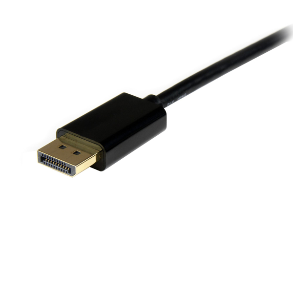 StarTech Mini DisplayPort 1.2 to DisplayPort adapter cable - mDP to DP 4k x 2k cable - M/M - DisplayPort cable - Mini DisplayPort (M) - DisplayPort (M) - 1.0m - locked - black (MDP2DPMM1M) - MDP2DPMM1M