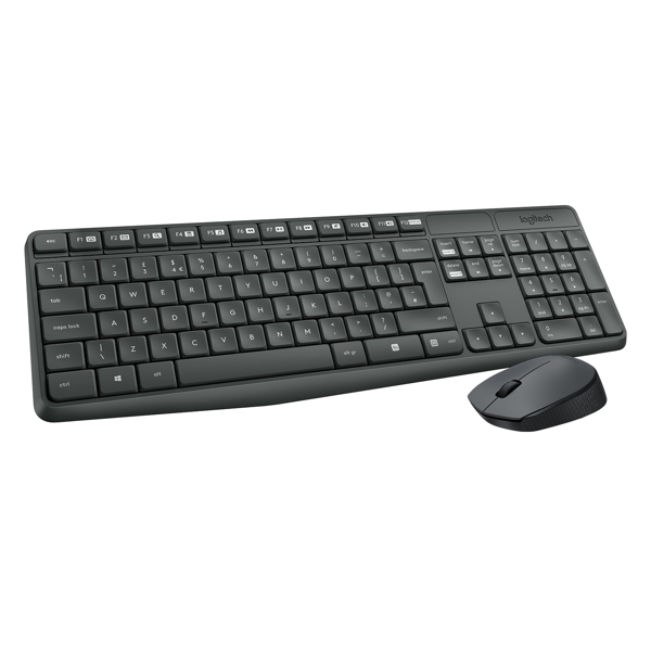Logitech MK235 - Tangentbord och Mus set - 920-007911