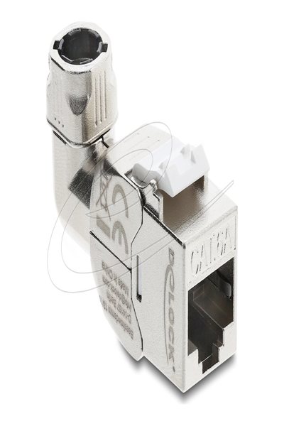 Delock Keystone Module RJ45 Jack to LSA Cat.6a 90Â° - 90800