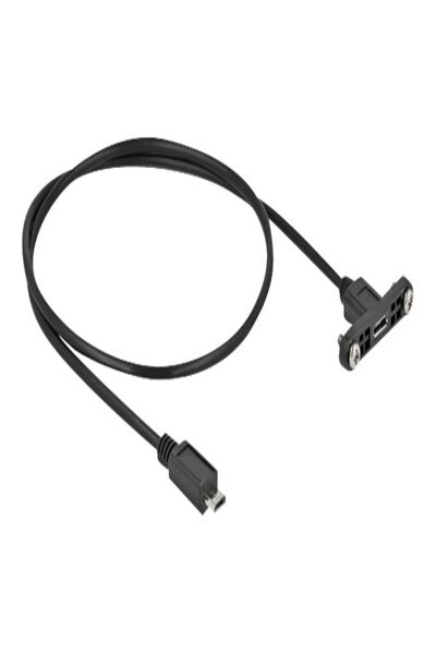 Câble d'extension USB Delock - Micro-USB Type B (F) montable sur panneau vers Micro-USB Type B (M)