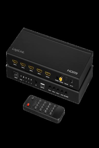 LogiLink HDMI Switch 4x1 Multiviewer 1080p/60Hz Skalare - HD0052