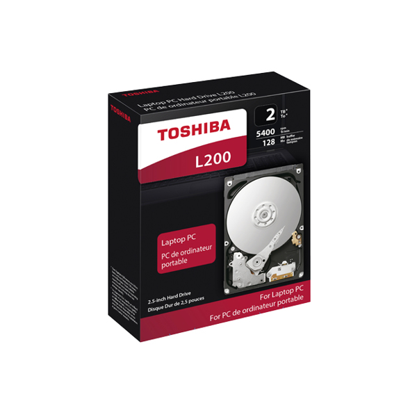 Toshiba L200 2 TB bärbar hårddisk - HDWL120UZSVA