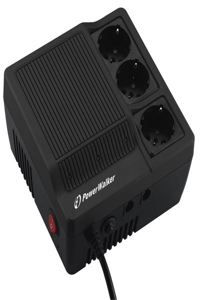 PowerWalker AVR 1000 - 180-264 V - 50 Hz - 1 kVA - 600 W - 3 AC outlet(s) - 250 J - 10120301