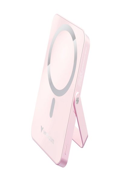 Verbatim Power Bank mit StandfuÃƒÅ¸ mag.wireless 10000mA pink 32267 - Charger - Lithium-Polymer - 32267